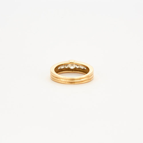 Bague Solitaireor jaune diamant 58 Facettes LP593/10