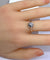 Bague 53 Bague solitaire en or blanc et diamant 58 Facettes AB587