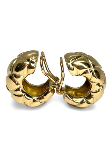 Boucles d'oreilles Boucles d'oreilles signées Chaumet or jaune 58 Facettes 68401