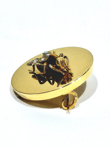 Broche Broche Guêpe or rose 58 Facettes