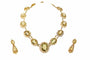 Collier Collier historique de 1820 en citrine et or, filigrane et granulation, très bel état 58 Facettes 25125-0132