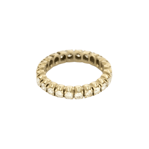 Bague 49,5 Alliance américaine en or blanc et diamants 58 Facettes DINA0145X2