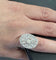 Bague 53 Bague en platine et diamant 58 Facettes