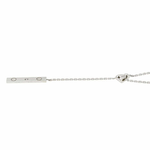 Collier Cartier Collier Love Or blanc Diamant 58 Facettes 4155735CN