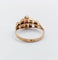 Bague 50 Bague victorienne or rose 18k rubis et perles (circa 1880) 58 Facettes A05279