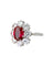 Bague 51 Bague avec Rubis et Diamants 58 Facettes