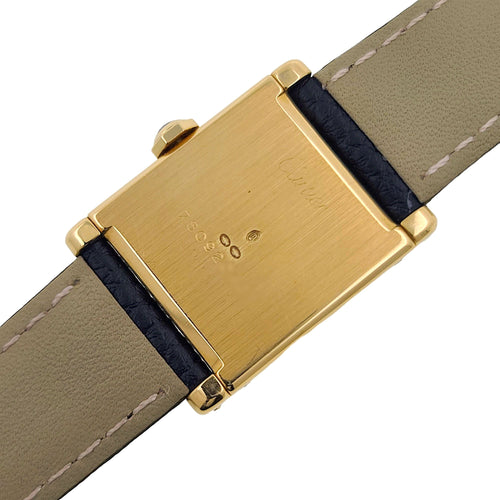 Tank Normale Grand modèle Cadran Paris 1973 GM LM Or 18k 78092 + Boucle Déployante Or 18k Calibre 78-1