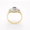 Bague 53 Bague or jaune saphir et diamants 58 Facettes