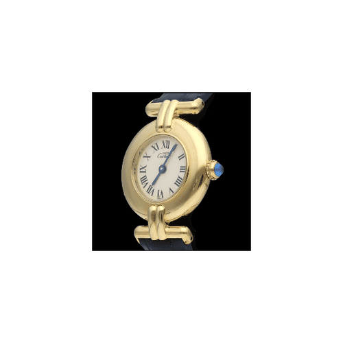 Montre Cartier Montre Colisée Must De Cartier Vermeil 58 Facettes MT44863