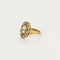 Bague 51 Bague en or jaune 18K diamants 58 Facettes ENG10534