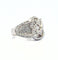 Bague 57 Bague infini en or blanc 18 carats et diamants naturels 58 Facettes