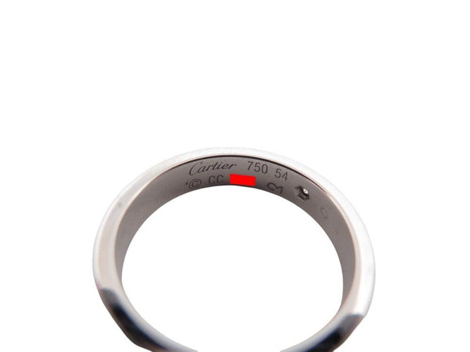 Bague 54 bague CARTIER love pm 1 diamant crb4050500 54 or blanc 18 carats 58 Facettes 267904