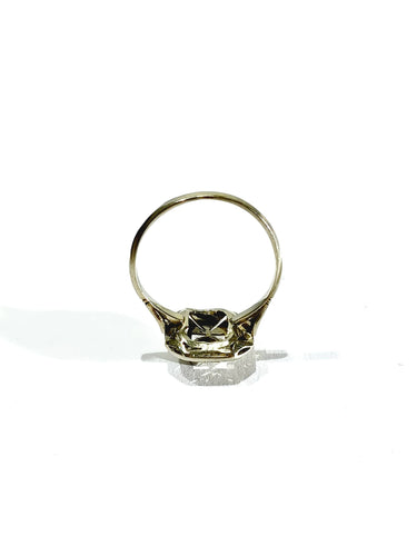 Bague Art Déco Or Blanc et Diamant