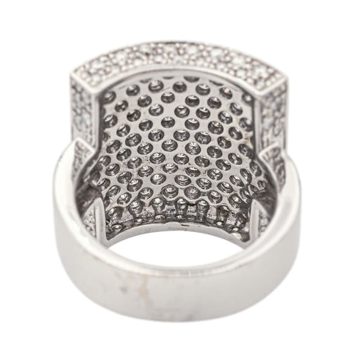 Bague 56 Bague Or blanc Diamant 58 Facettes 578262CD