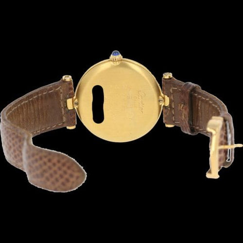 Montre Cartier Montre Must De Cartier Vermeil 58 Facettes MT44799