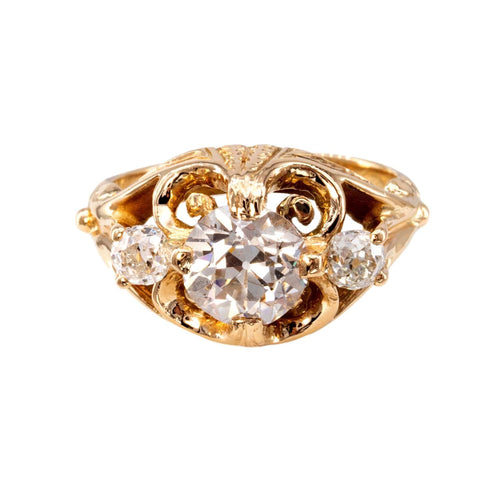 Bague 55 Bague trilogie diamants taille ancienne 58 Facettes 31800125