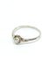 Bague 62.5 Solitaire en platine et diamants 58 Facettes