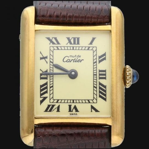 Montre Cartier Montre Tank Vermeil 58 Facettes MT43327