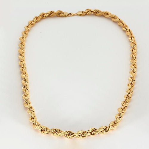 Collier Maille Corde Alternée 58 Facettes LP746