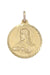 VIRGIN SCAPULAR MEDAL OF ANXIETY AND SACRED HEART OF JESUS ​​Pendant 58 Facettes 083371