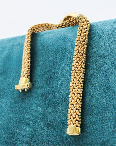 Bracelet or jaune panthère