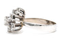 Bague 53 Bague années 70 en or blanc et diamants 58 Facettes 21891