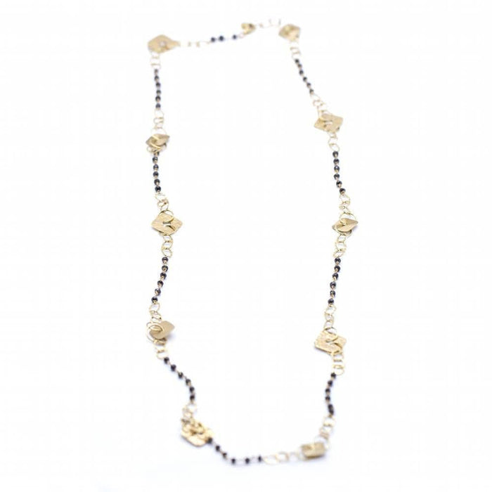 Collier Collier en or jaune et spinelles 58 Facettes N102871LF