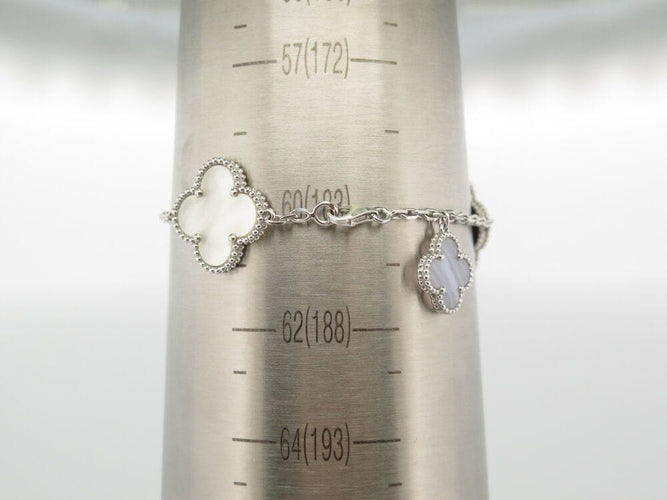 Bracelet bracelet van cleef and arpels magic alhambra 5 motifs vcarl62400 or nacre 58 Facettes 267481