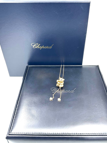 Collier CHOPARD. Collection "World animals collection", collier or rose 18K 58 Facettes