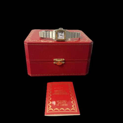 Montre Cartier Montre Santos Dame Or Jaune 18K Et Acier 58 Facettes MT42477