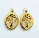 Boucles d'oreilles Boucles d'oreilles anciennes or jaune 58 Facettes 490