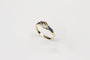 Bague 57 Bague Or jaune Saphirs Diamants 58 Facettes