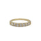 Bague 50 Demi-Alliance - Or jaune & Diamants 58 Facettes 250430R