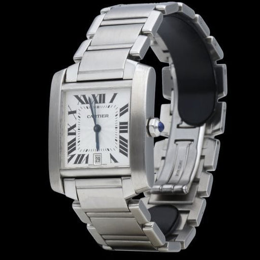 Montre Cartier Montre Tank Francaise Gm Automatique 58 Facettes MT43902
