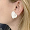 Boucles d'oreilles Boucles d'oreilles TIFFANY & CO x Elsa Peretti, «Cœur Bean » en argent. 58 Facettes 35091