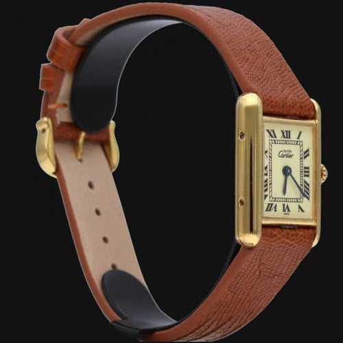 Montre Cartier Montre Tank Vermeil 58 Facettes MT43331