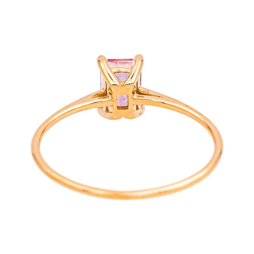 Bague 51 Ginette NY Bague Mini Cocktail Or rose Topaze 58 Facettes 4915170RV