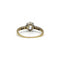 Bague 58 Solitaire or jaune platine diamants 58 Facettes 240312R