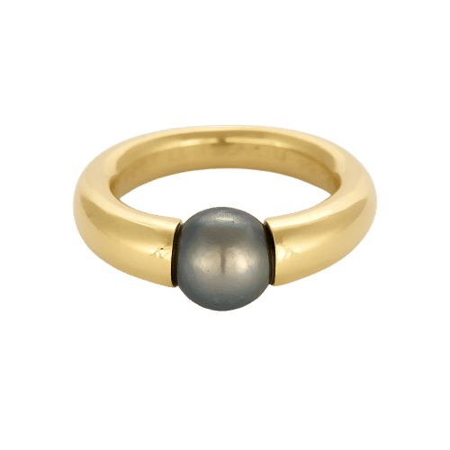 Bague 53 Cartier Bague en Or jaune et perle de Tahiti 58 Facettes DADB-06