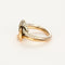 Bague 52 Bague double noeud or blanc et or rose, diamants 58 Facettes GU216