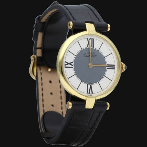 Montre Cartier Montre Must De Cartier Vermeil 58 Facettes MT43215