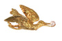 L'élégance en vol : la broche-pendentif cigogne victorienne