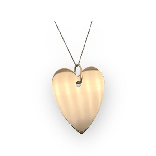 Collier Collier Or rose Coeur Ginette NY 58 Facettes 149056883