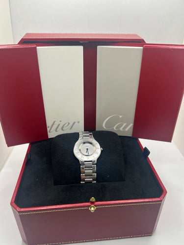 Montre Coffret complet Cartier 21 Must de Cartier 58 Facettes