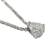 Collier Pendentif et collier diamant poire 0,75 ct en or blanc 18k 58 Facettes Q387B