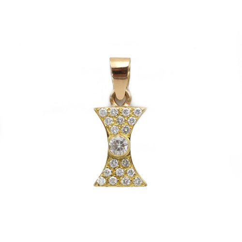 Pendentif Pendentif - Or jaune et diamants 58 Facettes 1115