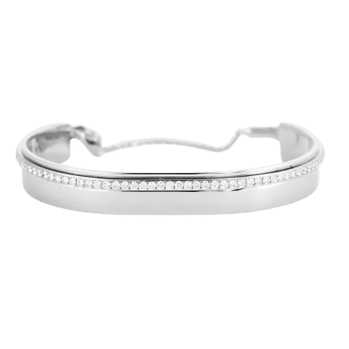 Bracelet Bracelet Messika Kate Bangle en or blanc et diamants 58 Facettes
