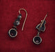 Boucles d'oreilles Boucles d'oreilles anciennes de l'époque victorienne 58 Facettes