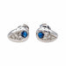 Boucles d'oreilles Boucles d'oreilles Puces Or blanc Saphir, Diamant 58 Facettes 3748553CN