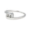 Bague 49 Bague Trilogie Or blanc Diamant 58 Facettes 4607369RV